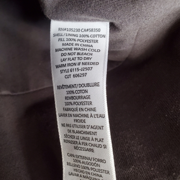 SOFT by Joie XS Quilted Moto Knit‎ Jacket Gray Asymmetrical Zipper Long Sleeve - Picture 8 of 9